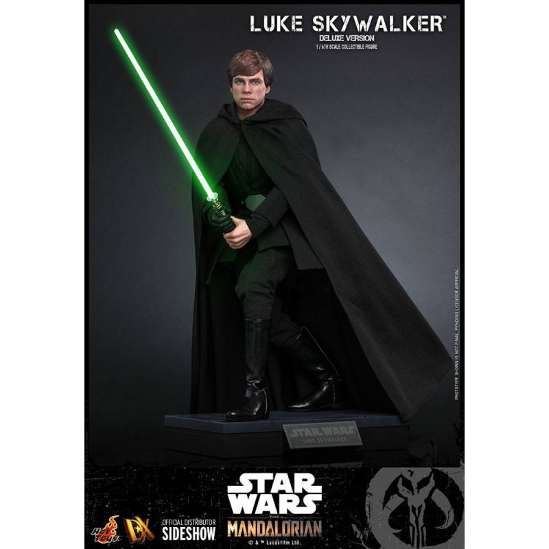 autor Desenmarañar Moviente Figura Luke Skywalker The Mandalorian Deluxe Star Wars Hot Toys Comprar