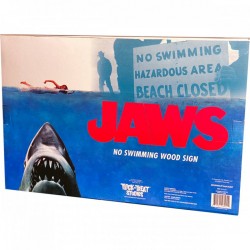 Cartel "No Swimming" Tiburón Jaws Trick Or Treat Studios