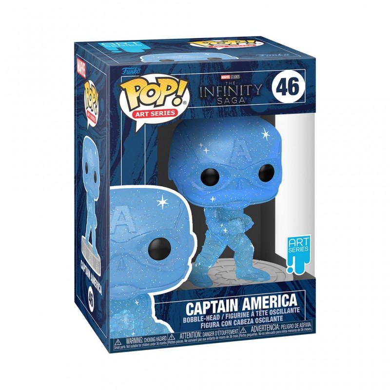 Figura Capitán América Marvel Infinity Saga Artist Series POP Funko 46