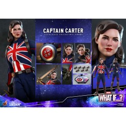 Figura Captain Carter What If Hot Toys Escala 1/6