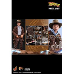 Figura Marty McFly regreso Al Futuro III Hot Toys Hot Toys Escala 1/6
