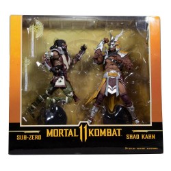 Pack 2 Figuras Sub-Zero y Shao Kahn Mortal Kombat McFarlane Toys