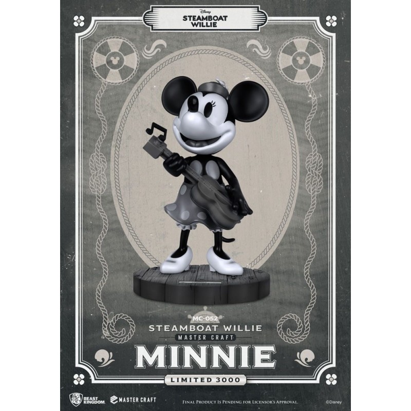 Estatua Minnie Mouse SteamBoat Willie Master Craft Beast Kingdom