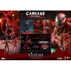 Figura Carnage Deluxe Venom Habrá Matanza Movie Masterpiece Hot Toys Escala 1/6