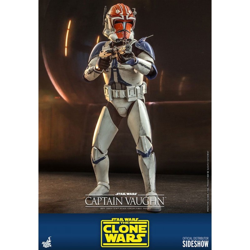 Figura Captain Vaughn Star Wars The Clone Wars Escala 1/6 Hot Toys