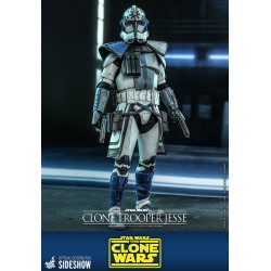 Figura Clone Trooper Jesse Star Wars The Clone Wars Escala 1/6 Hot Toys