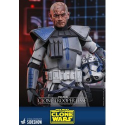 Figura Clone Trooper Jesse Star Wars The Clone Wars Escala 1/6 Hot Toys