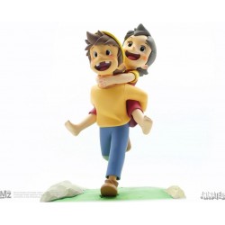 Estatua Heidi y Pedro Animated