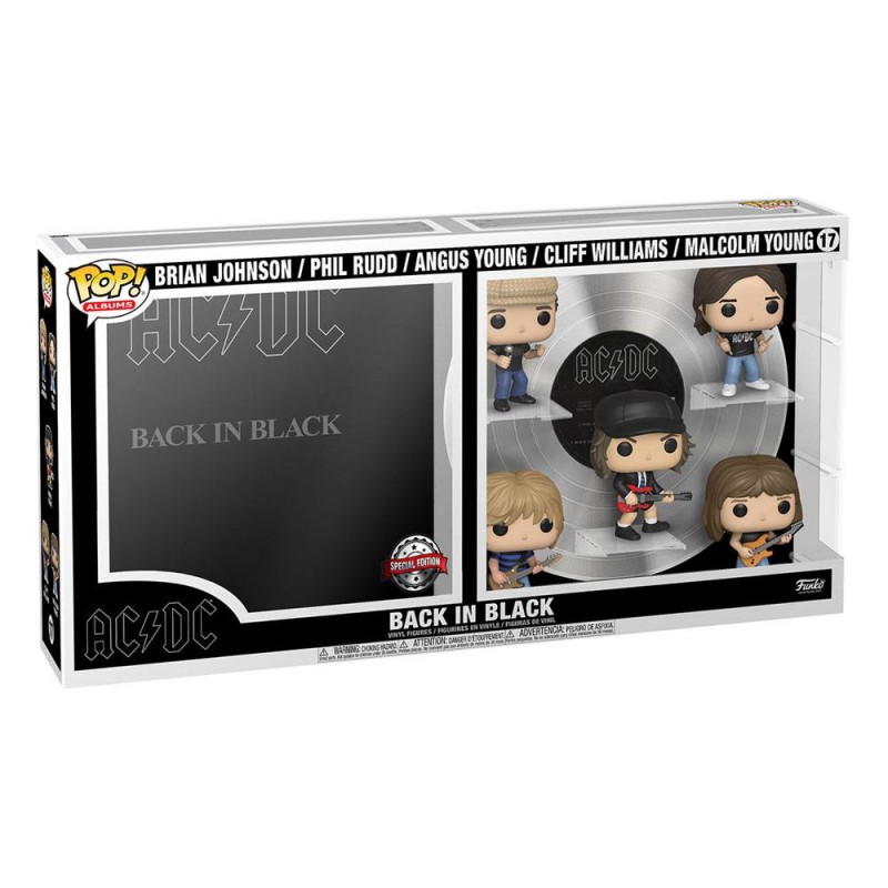 Pack 4 Figuras AC/DC Back In Black POP Funko Albums Pop Funko 17