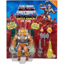 Figura He-Man Deluxe Battle Armor Masters del Universo Origins Mattel