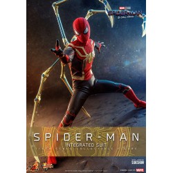 Figura Spiderman No Way Home Integrated Suit Deluxe Escala 1:6 Hot Toys
