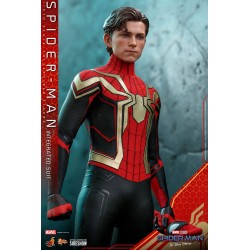Figura Spiderman No Way Home Integrated Suit Deluxe Escala 1:6 Hot Toys