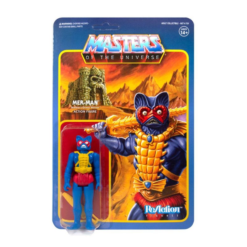 Figura Mer-Man Carry Case Color Masters Of The Universe ReAction Super7