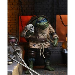 Figura Ultimate Leonardo Jorobado Frankenstein Monster Universal Monsters X TMNT Neca