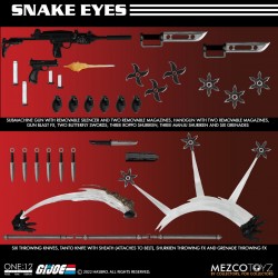 Figura Snake Eyes G.I. Joe Deluxe Edition One:12 Collective Mezco