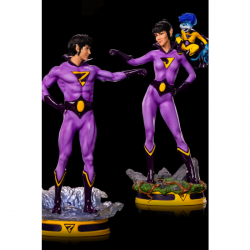 Estatua Gemelos Maravilla Wonder Twins Event Exclusive Iron Studios
