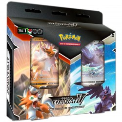Cartas Pokemon Pack Barajas V Lycanroc Vs. Corviknight Espada Y Escudo Español