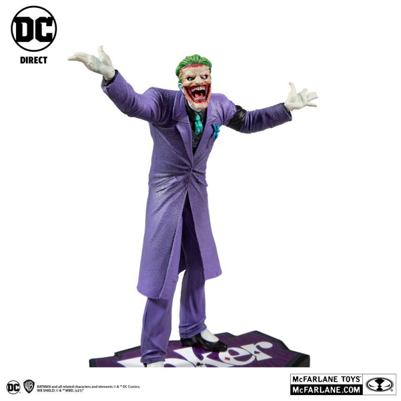 Estatua Joker Purple Craze By Greg Capullo escala 1/10 DC Direct