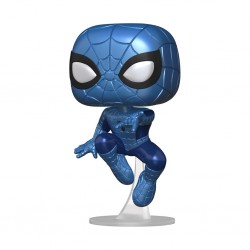 Figura Spider-Man Metallic Blue  Pop! Marvel: Make-A-Wish