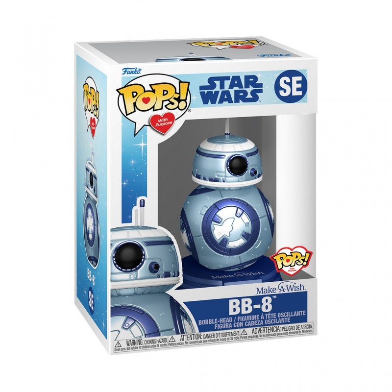 Figura BB-8 Metallic Blue  Pop! Star Wars: Make-A-Wish