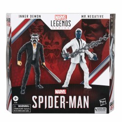 Set Inner Demon y Mr. Negative Spiderman Gameverse Marvel Legends Hasbro