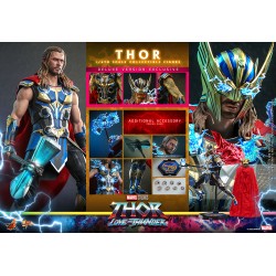 Figura Thor Deluxe Thor Love and Thunder Escala 1/6 Hot Toys