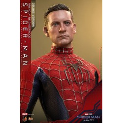 Figura Spider-Man: No Way Home Friendly Neighborhood Spider-Man Deluxe Tobey Maguire Hot Toys