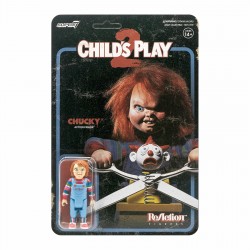 Figura Child's Play 2 Evil Chucky El Muñeco Diábolico Reaction Super7