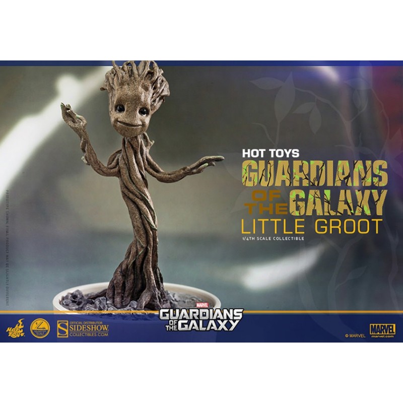 Figura Little Groot Hot Toys Escala 1/4 (Guardianes de la Galaxia)
