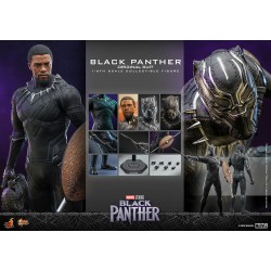 Figura Black Panther Original Suit Escala 1/6 Hot Toys