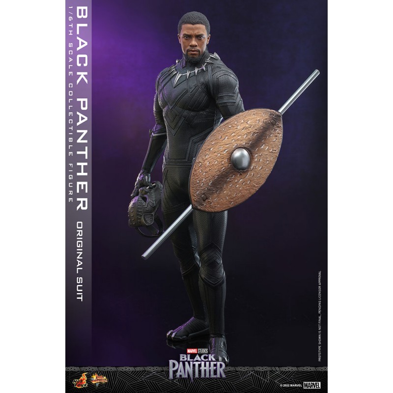 Figura Black Panther Original Suit Escala 1/6 Hot Toys
