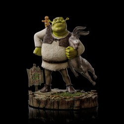 Estatua Shrek, Burro y Hombre De Gengibre Escala 1:10