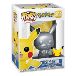 Figura Pikachu Silver Edition  POP Funko 353
