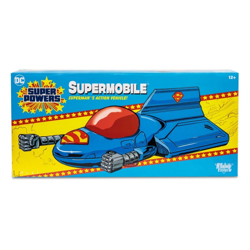 Vehículo Superman Supermobile Super Powers McFarlane Toys
