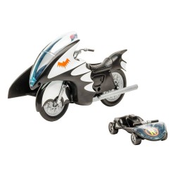 Vehículo DC Retro Batcycle y Sidecar McFarlane Toys