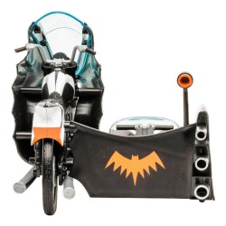 Vehículo DC Retro Batcycle y Sidecar McFarlane Toys