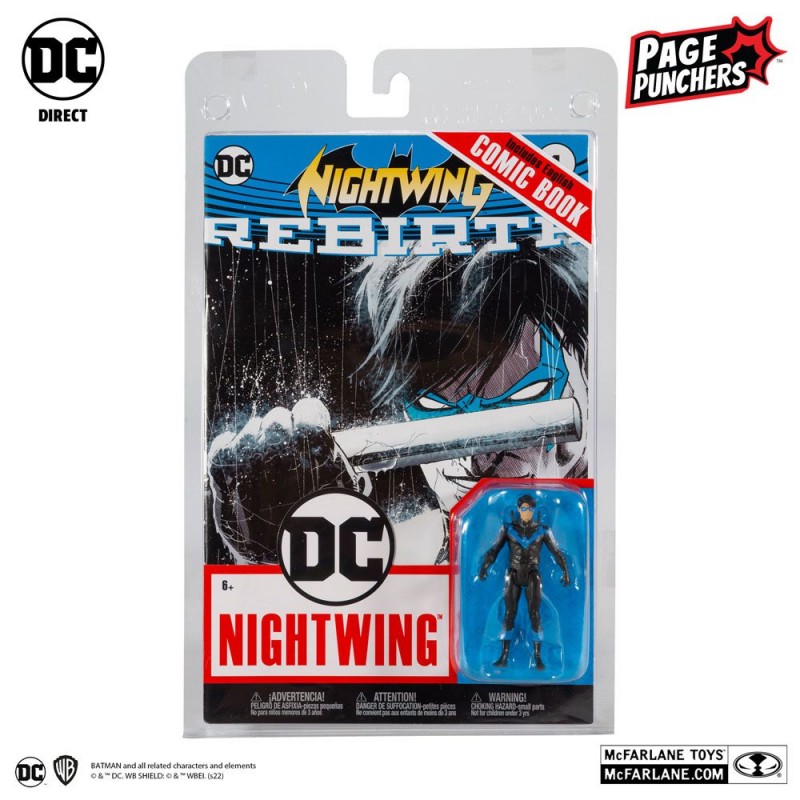 Figura Nightwing (DC Rebirth) Page Punchers McFarlane Toys