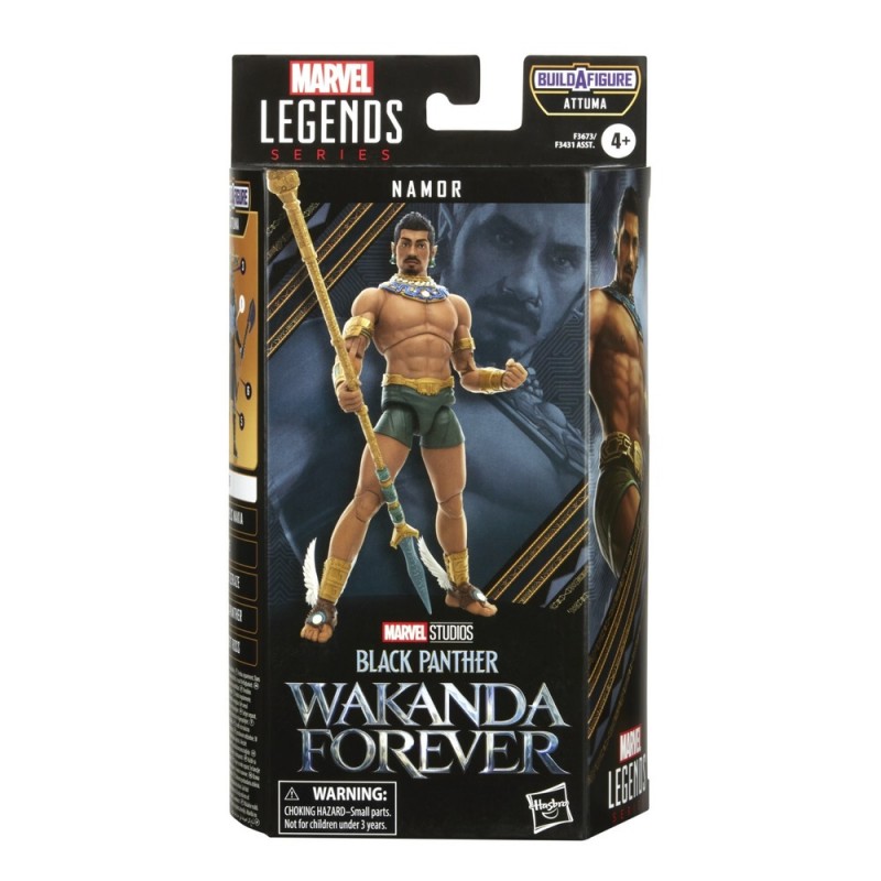Figura Namor Black Panther Wakanda Forever Marvel Legends Hasbro