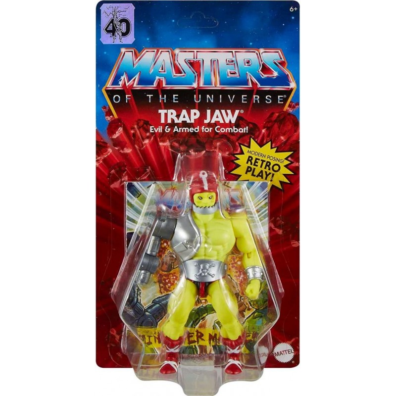 Figura Trap Jaw Mini Comic Masters Del Universo Origins Mattel