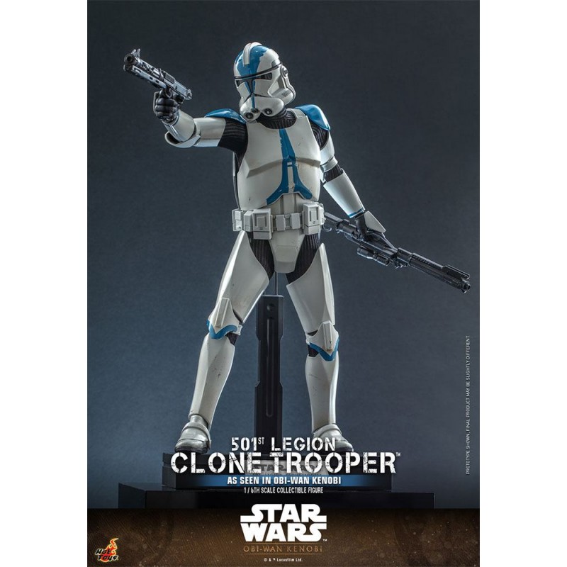Figura 501st Legion Clone Trooper  Star Wars  Obi-Wan Kenobi Escala 1/6 Hot Toys