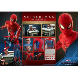 Figura Spider-Man: No Way Home Spider-Man (New Red and Blue Suit) Deluxe Version Hot Toys