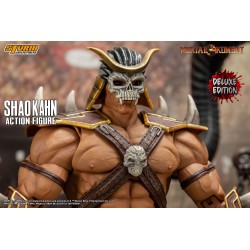Figura Shao Kahn  Deluxe Edition Mortal Kombat Storm Collectibles Escala 1:12