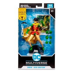 DC Multiverse Figura Robin All-Star Batman & Robin (Dick Grayson) (Gold Label) 18 cm