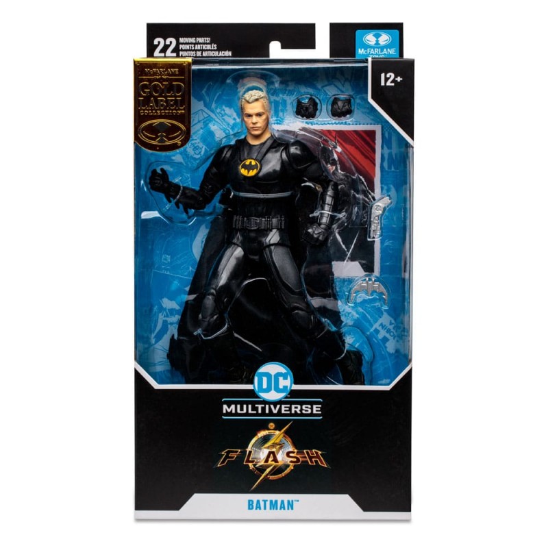 Figura Batman Multiverse Unmasked (Gold Label) The Flash Movie McFarlane Toys