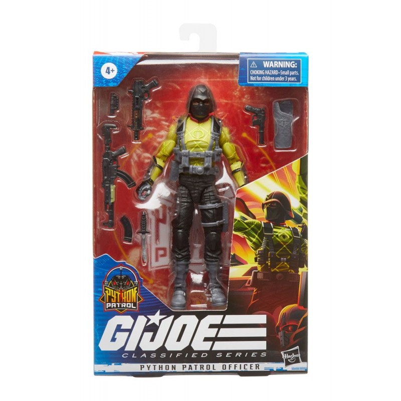 Figura Python Patrol Officer 2023 G.I. Joe Classified Series Hasbro