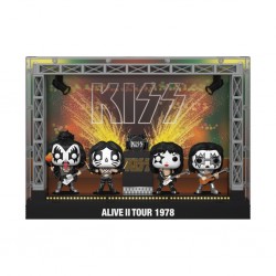 Pack 4 Figuras KISS - Alive II Tour 1978 Moments Deluxe Funko Pop 03