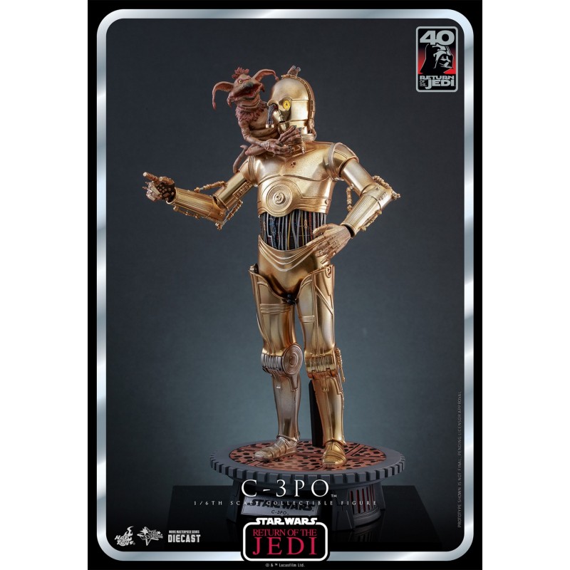 Figura C-3PO Star Wars Return of the Jedi 40th Anniversary Version Escala 1/6 Hot Toys