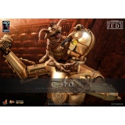 Figura C-3PO Star Wars Return of the Jedi 40th Anniversary Version Escala 1/6 Hot Toys