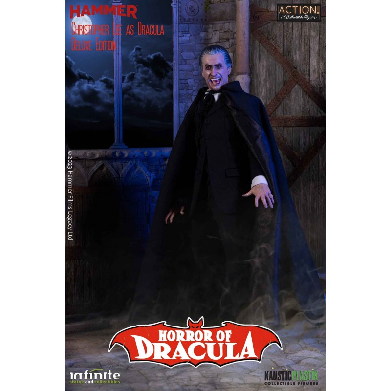 Figura Christopher Lee Horror Of Dracula Deluxe 1/6 Infinite Statue
