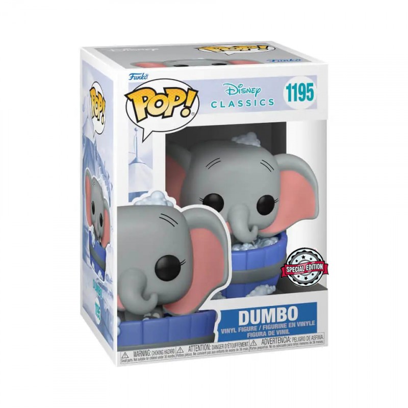 Figura Dumbo en Bañera Exclusive POP Funko 1195